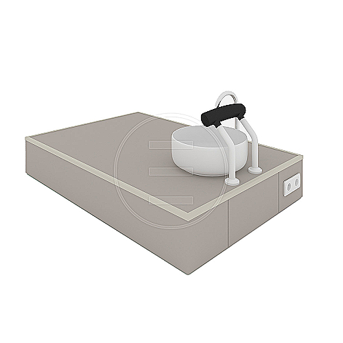 Platforma za pedikuro Spa Platform z integrirano kadjo