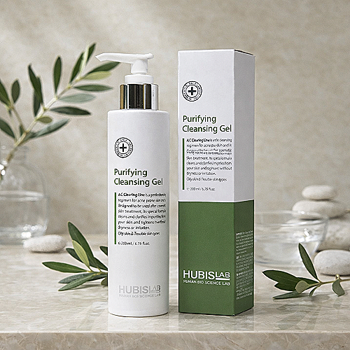 A.C Clearing čistilni gel - Kozmetika za obraz, Hubislab, linija A.C. Clearing