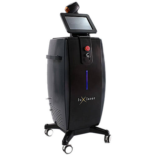 LuxLaser 1800 – diodni laser za odstranjevanje dlak, antracitno ohišje in modra LED signalizacija – slika 3