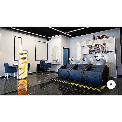 Frizerski salon s stolom Basic D Wash